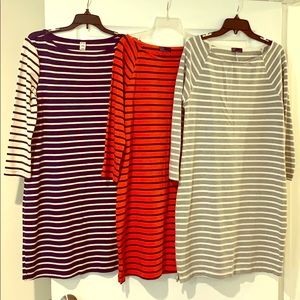 Long sleeve t-shirt dresses, Size M